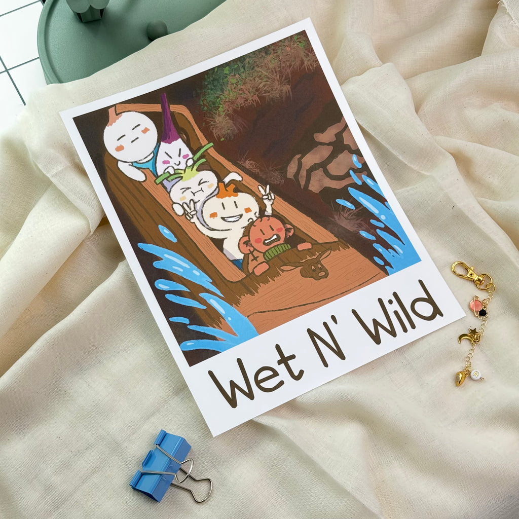 Wet N' Wild Large Art Print