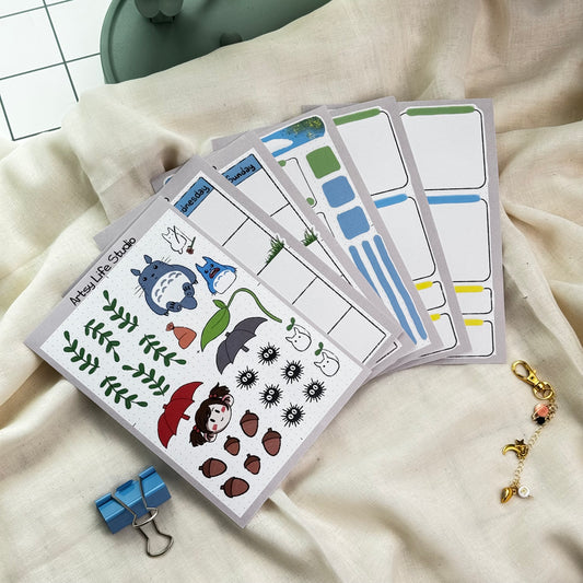 My Neighbor Totoro Planner Sticker Sheet Pack