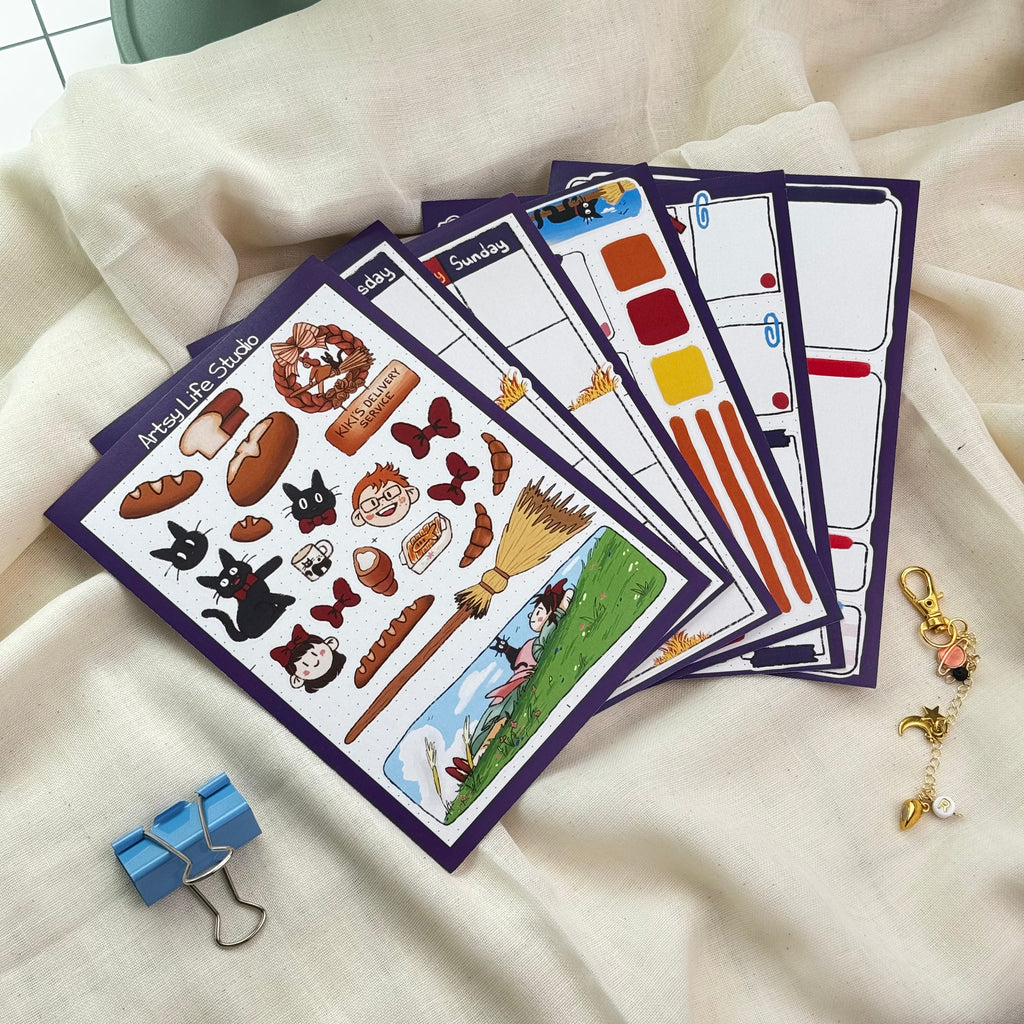 Kiki’s Delivery Service Journal Sticker Set