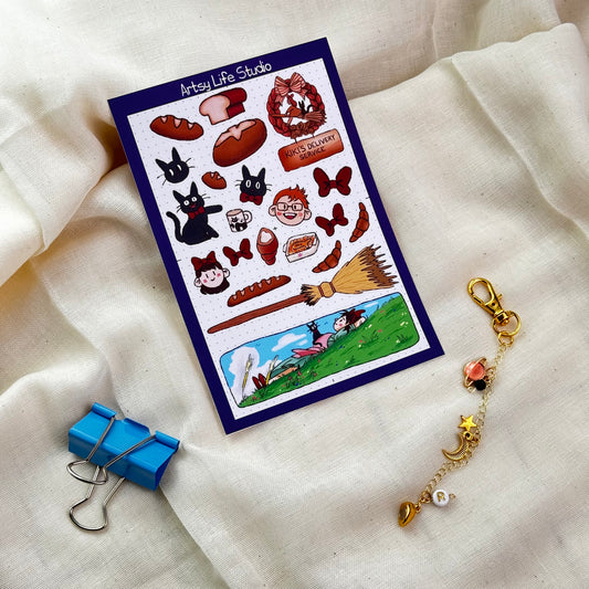 Kiki's Delivery Service Waterproof Sticker Sheets